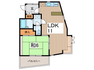 香南鶴ヶ峰の物件間取画像